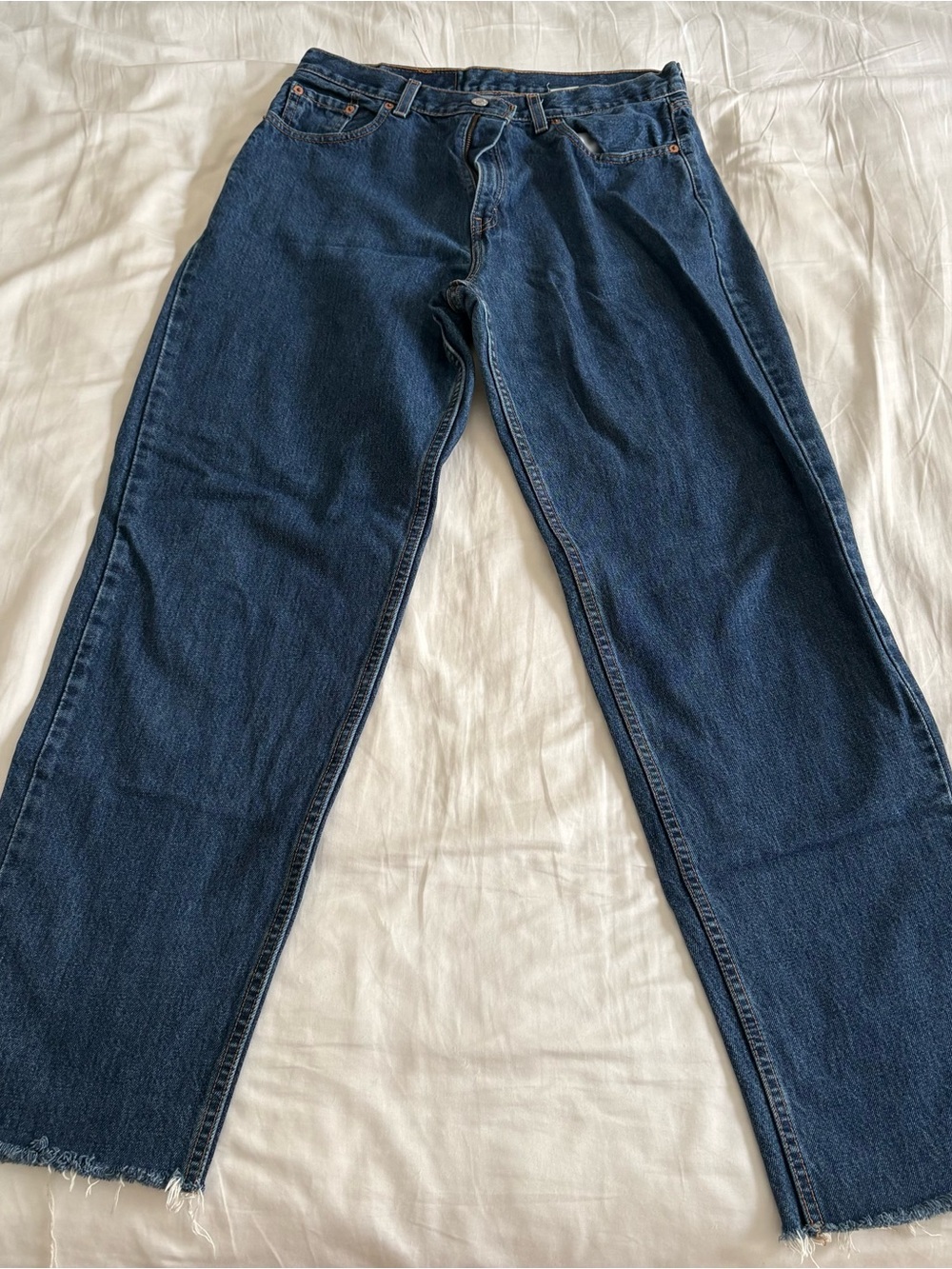 Vintage Levis 560 Jeans Womens 12 MIS L Blue Loose Fit Straight Leg High Waist